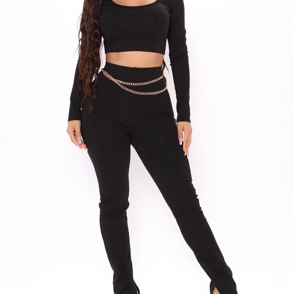 Fashion Nova Black Set